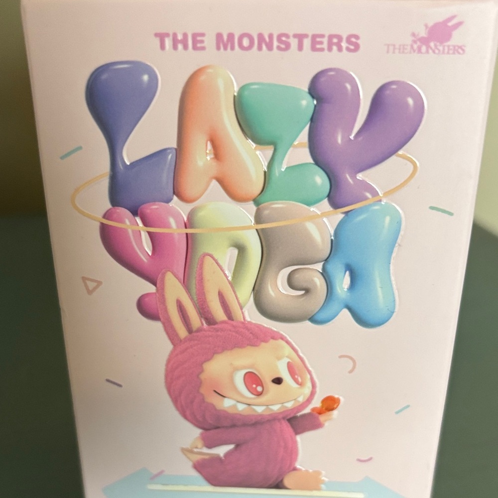 AUTHENTIC LABUBU Sealed Lazy Yoga Monster Action Figure.  Beautifully Giftable